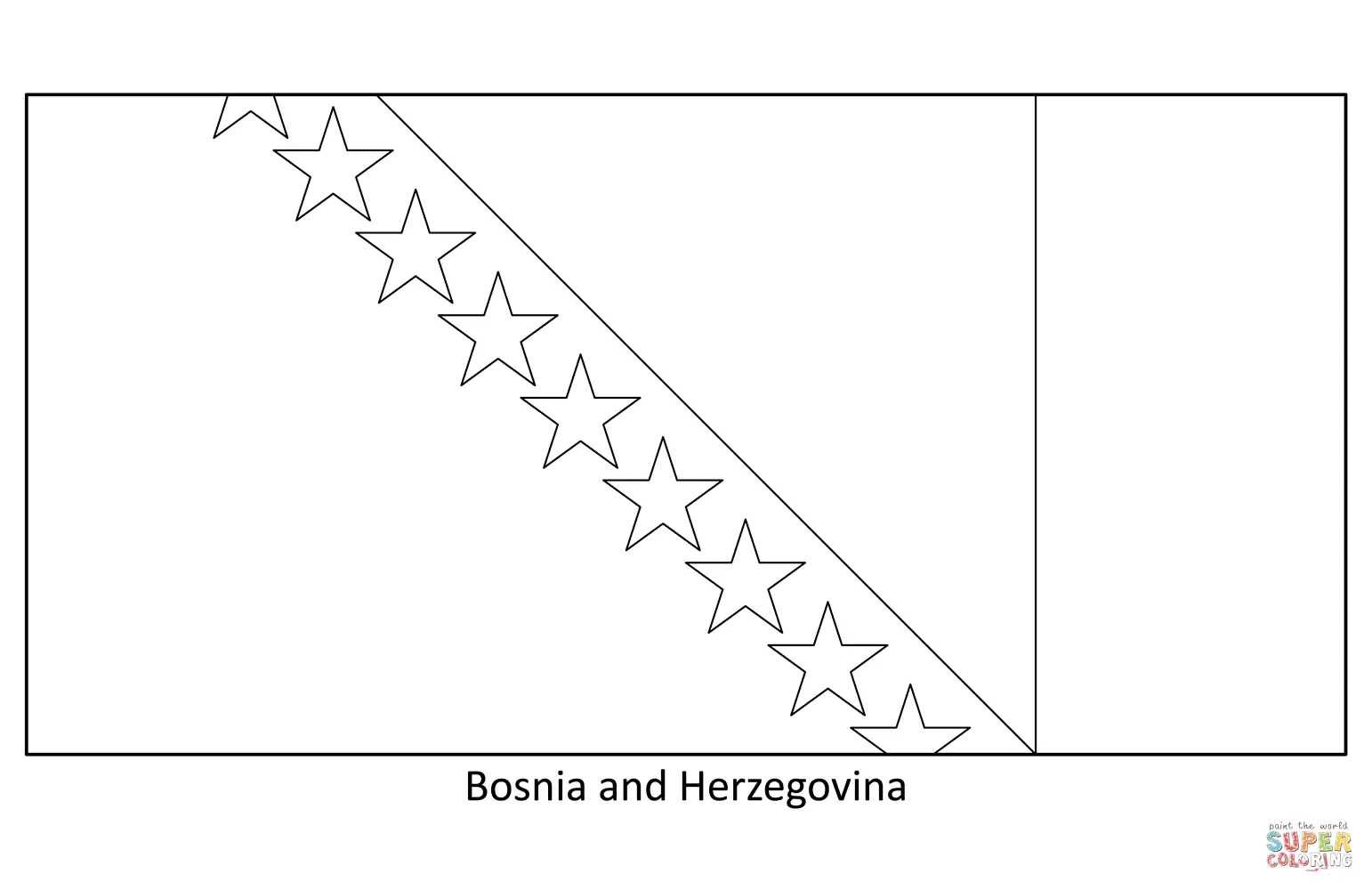 Bandeiras do Mundo para Colorir 13