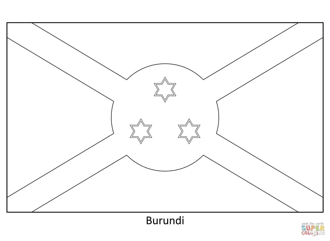 Bandeiras do Mundo para Colorir 15