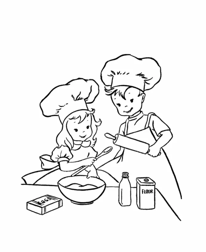 Flour Coloring Pages 37