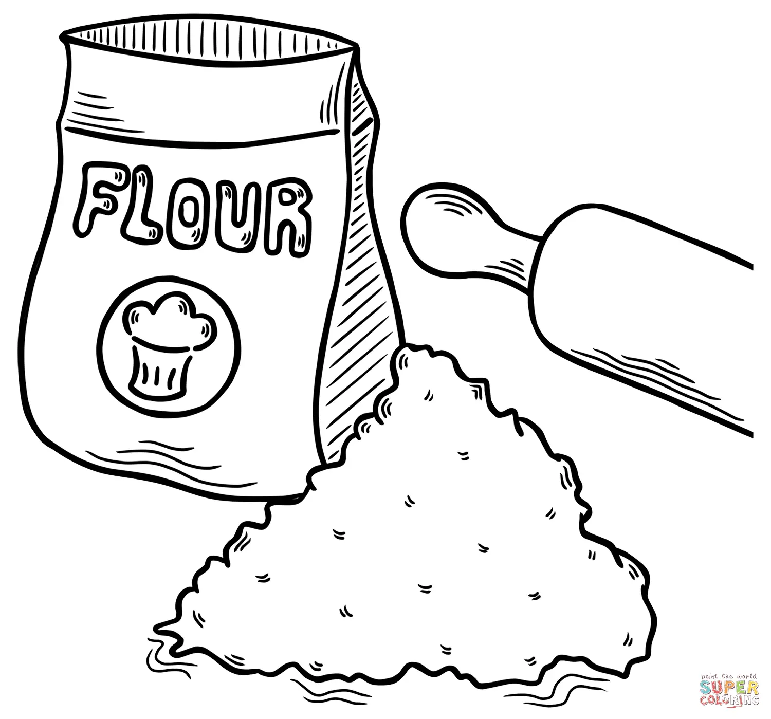 Flour Coloring Pages 40