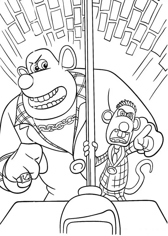 Flushed Away Coloring Pages 13