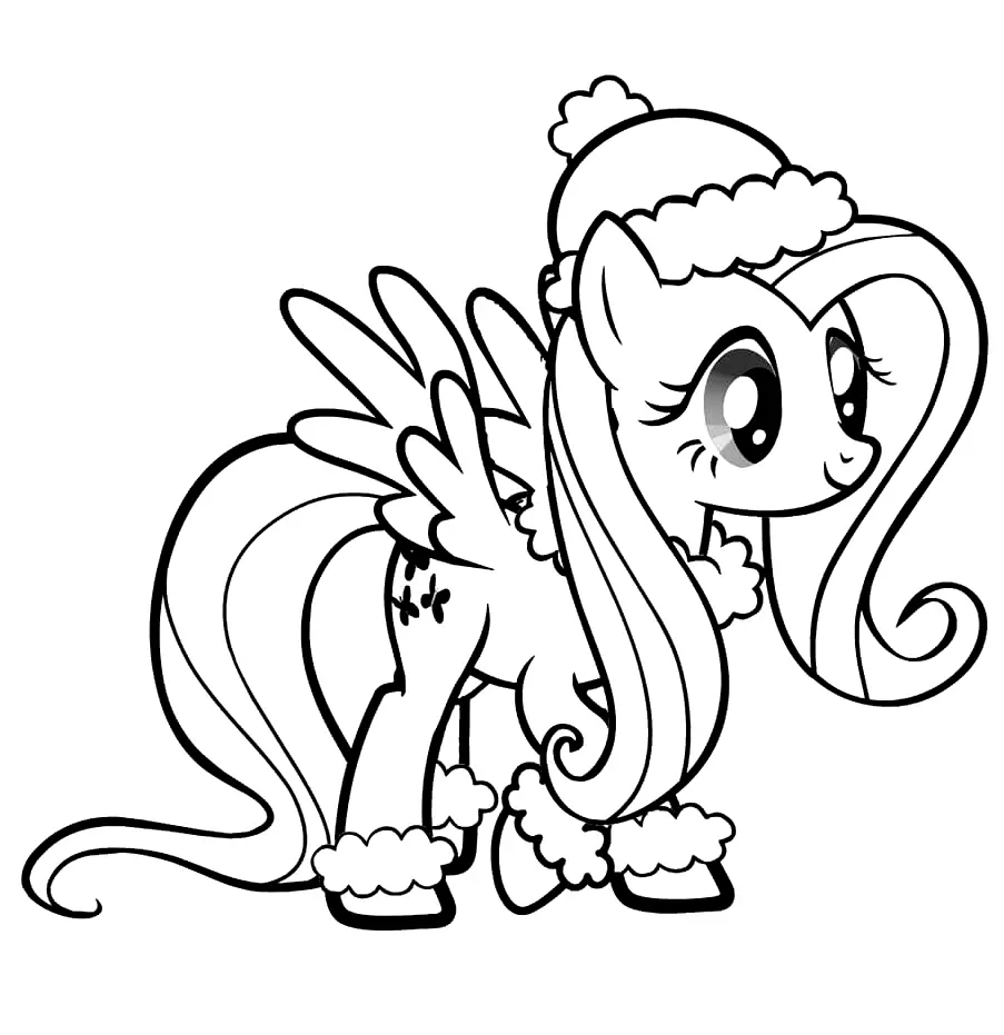 Fluttershy Coloring Pages 29