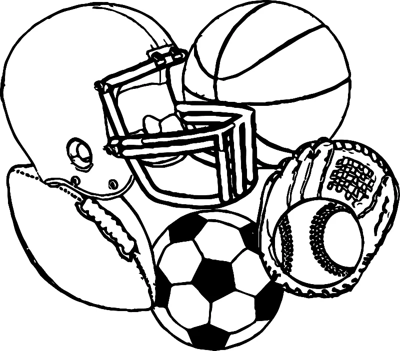 Football Coloring Pages 9