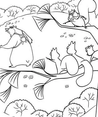 Forest Coloring Pages 61