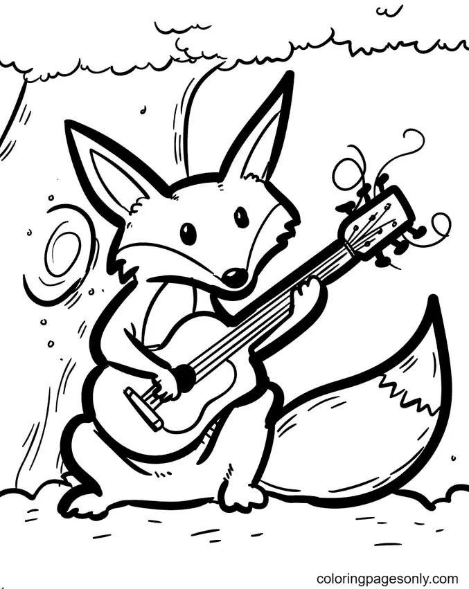 Fuchs Ausmalbilder 55