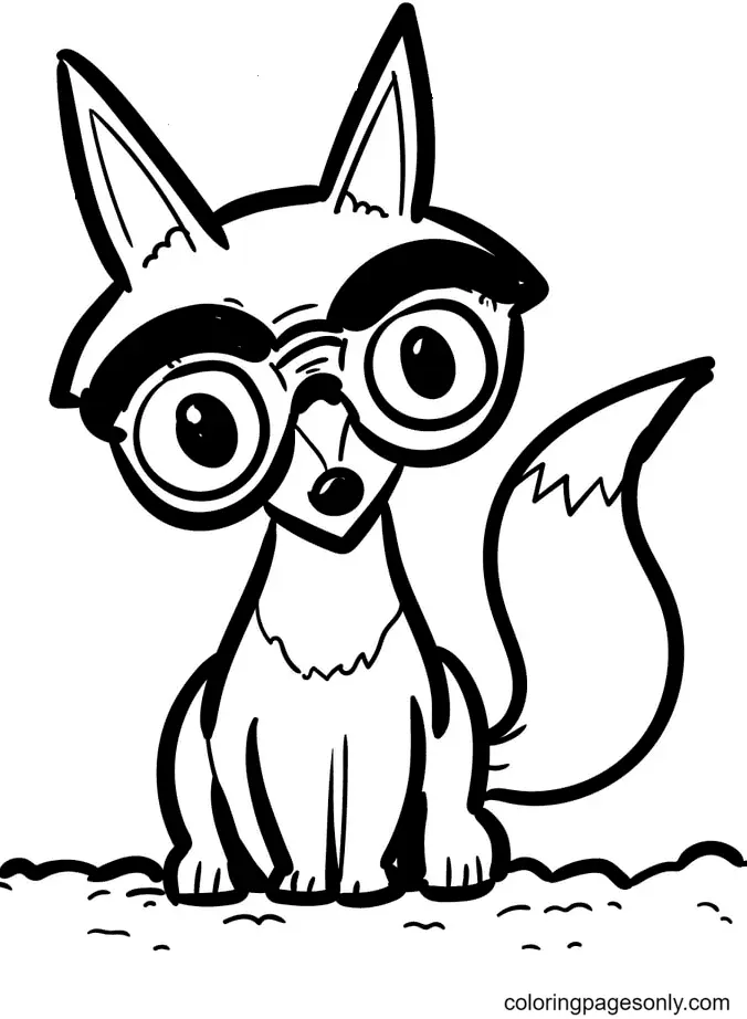 Fox Coloring Pages 61