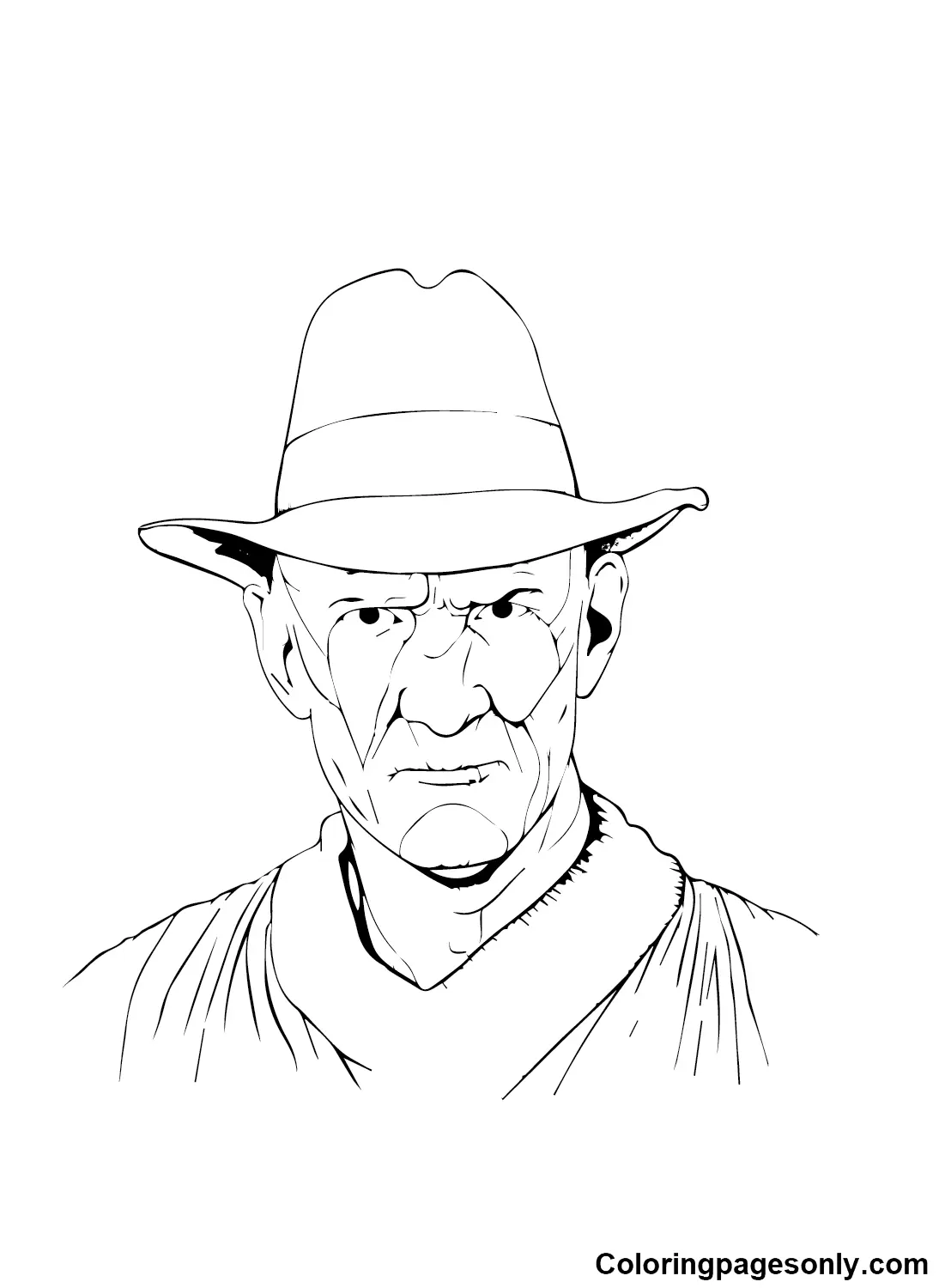 Freddy Krueger Coloring Pages 11