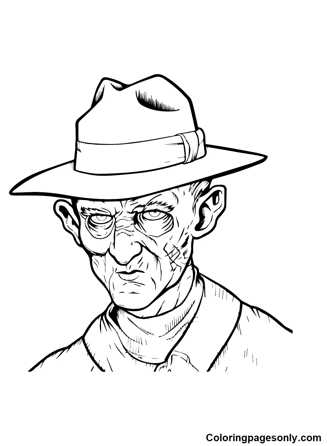 Freddy Krueger Coloring Pages 13
