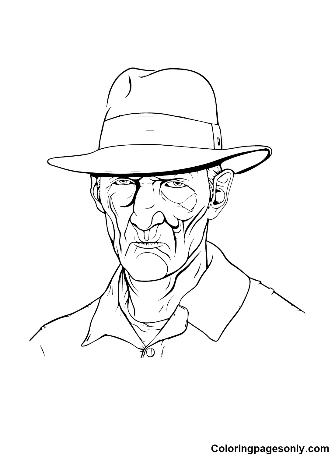 Freddy Krueger Coloring Pages 6