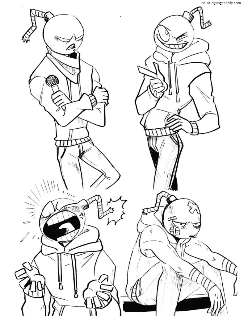 Freitag Nacht Funkin Ausmalbilder 72