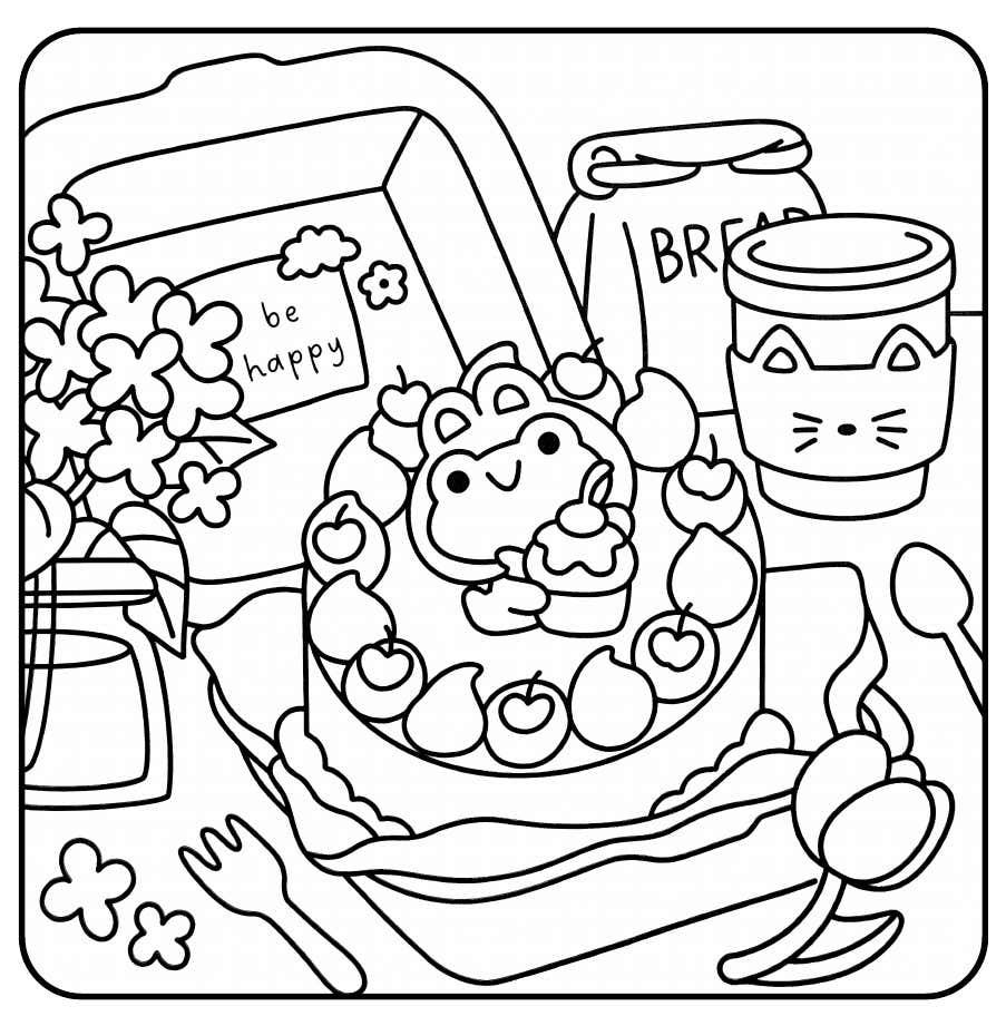 Froggy Days Coloring Pages 35