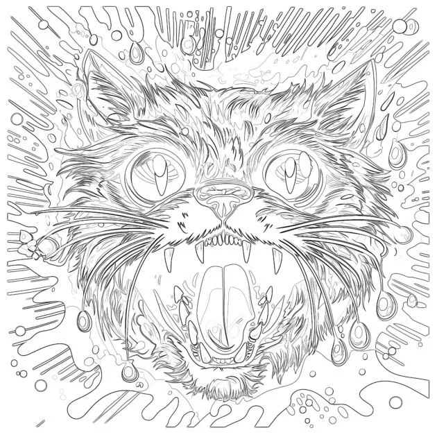 Lustige Ausmalbilder für Erwachsene 15