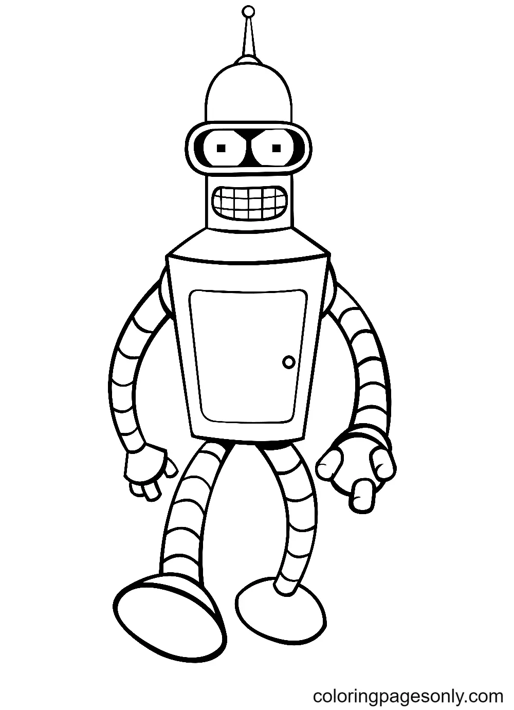 Futurama Para Colorear