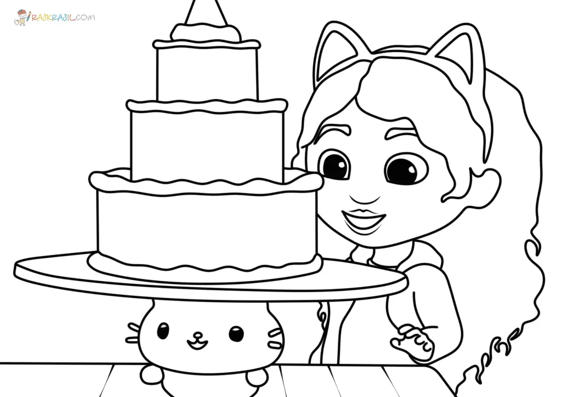 Gabby s Dollhouse Coloring Pages 10