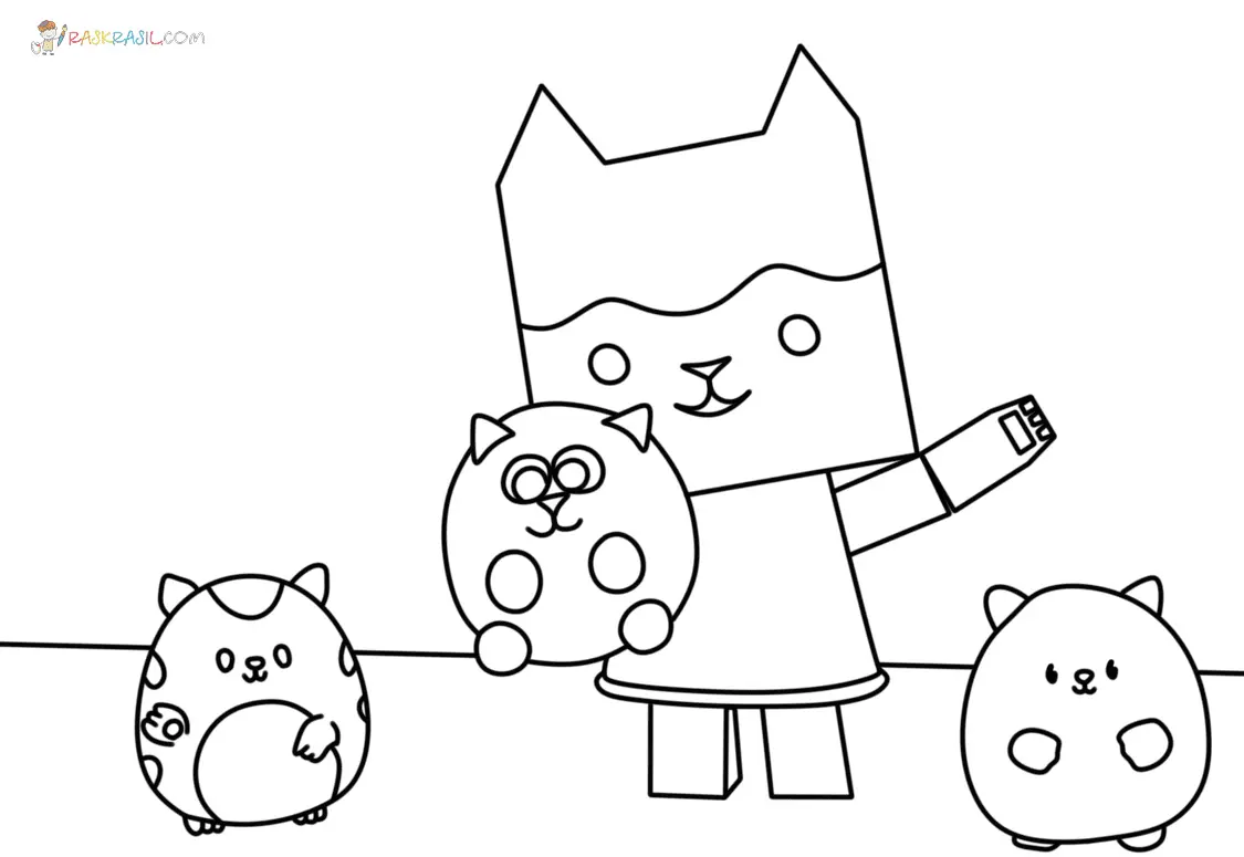 Gabby s Dollhouse Coloring Pages 24