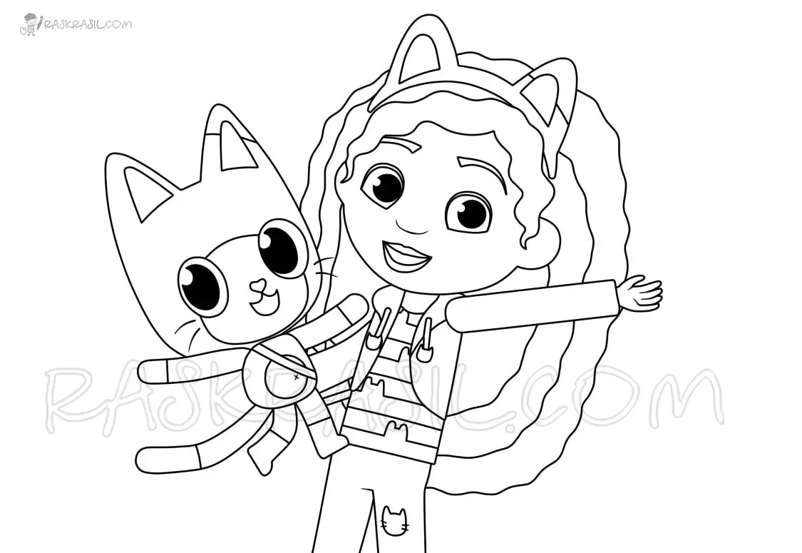 Gabby s Dollhouse Coloring Pages 40