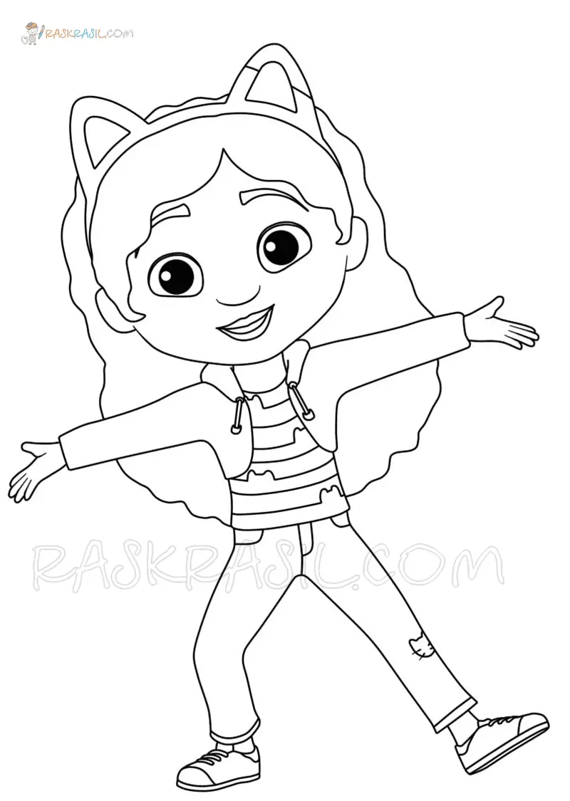 Gabby s Dollhouse Coloring Pages 43