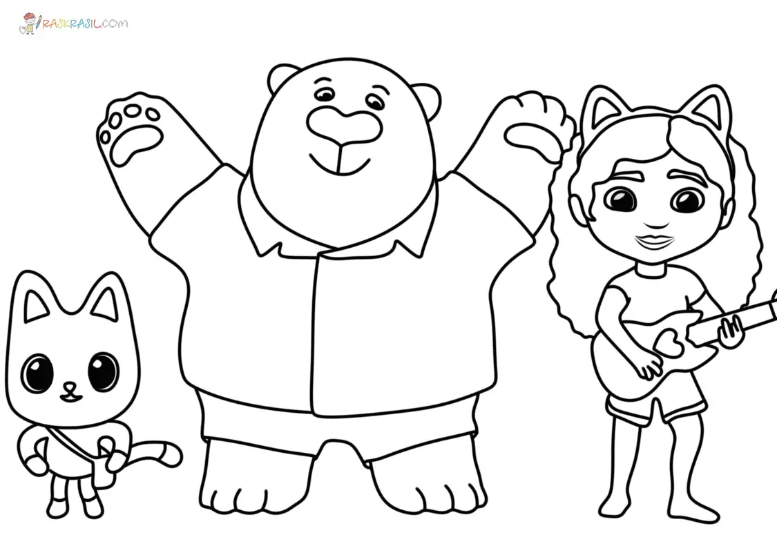 Gabby s Dollhouse Coloring Pages 47