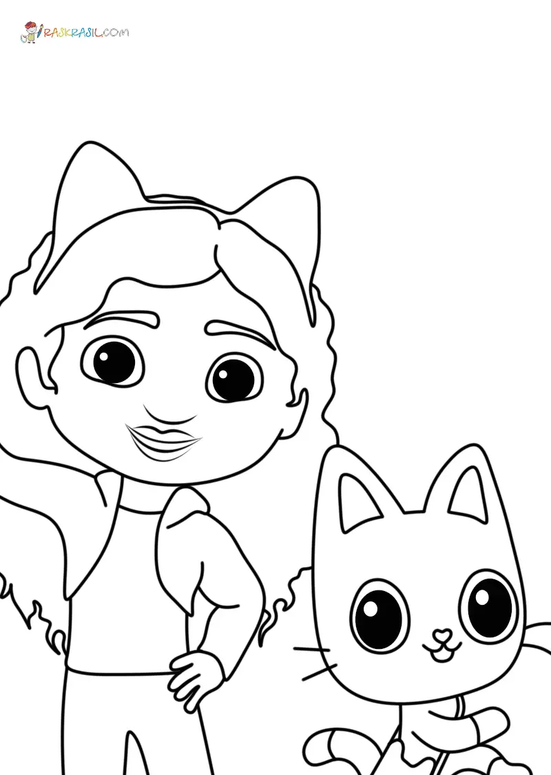 Gabby s Dollhouse Coloring Pages 54