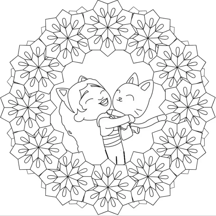Gabby s Dollhouse Coloring Pages 59