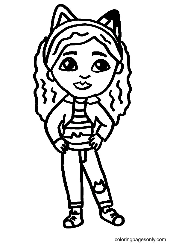 Gabby s Dollhouse Coloring Pages 62