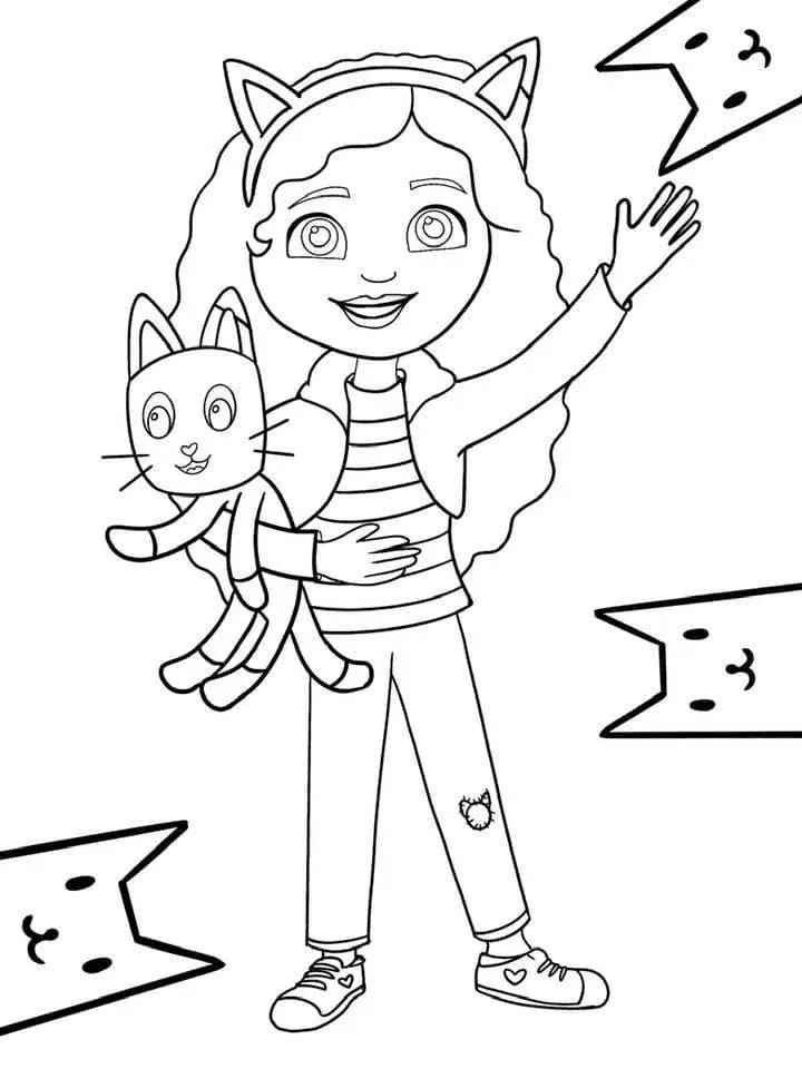 Gabby s Dollhouse Coloring Pages 64