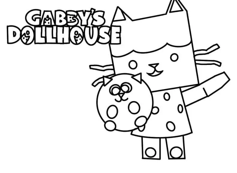 Gabby s Dollhouse Coloring Pages 65