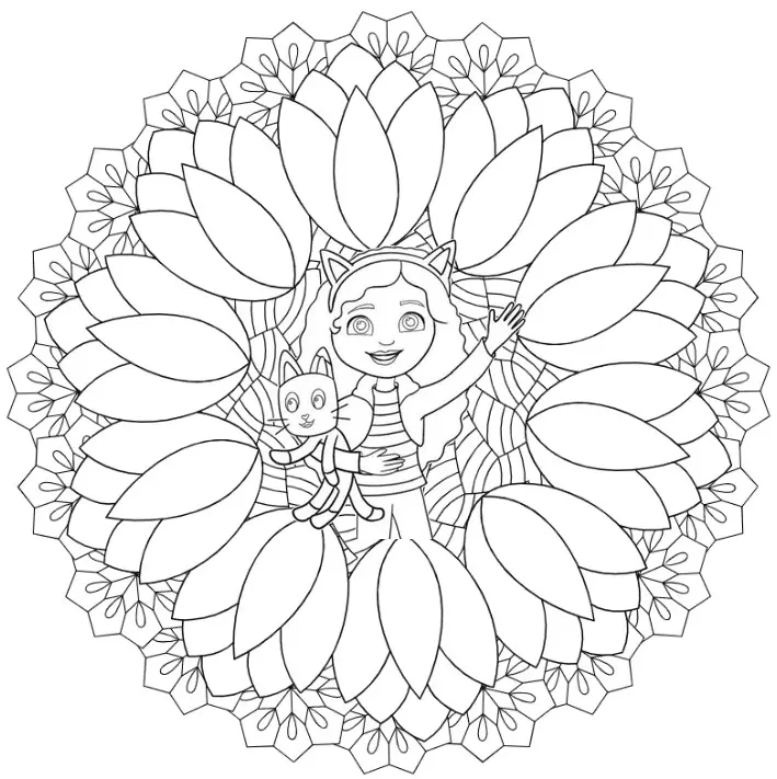 Gabby s Dollhouse Coloring Pages 66
