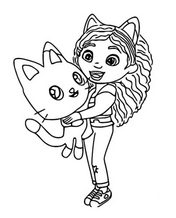 Gabby s Dollhouse Coloring Pages 67
