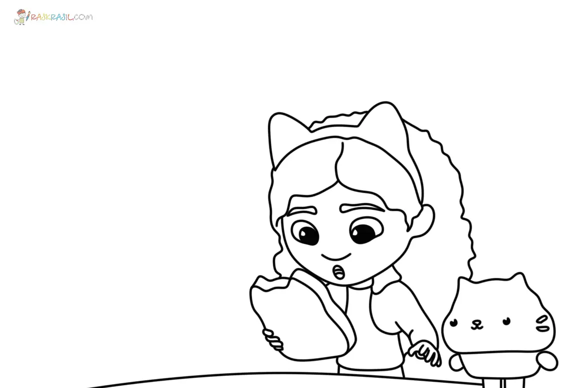 Desenhos de Casa Magica da Gabby Para Colorir 68