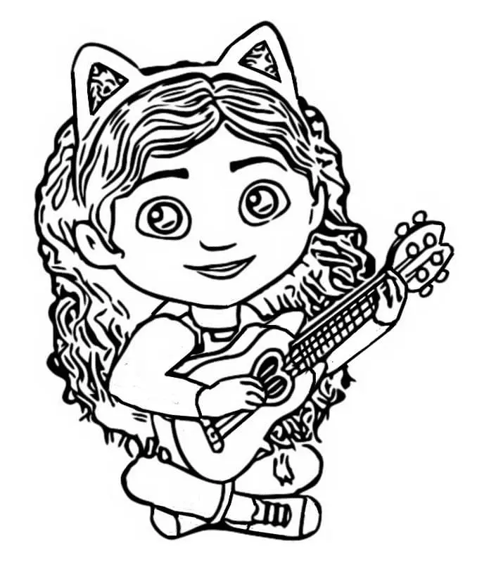 Gabby s Dollhouse Coloring Pages 70