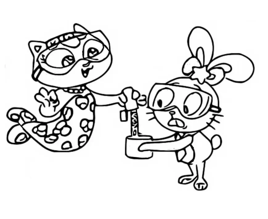 Gabby s Dollhouse Coloring Pages 71