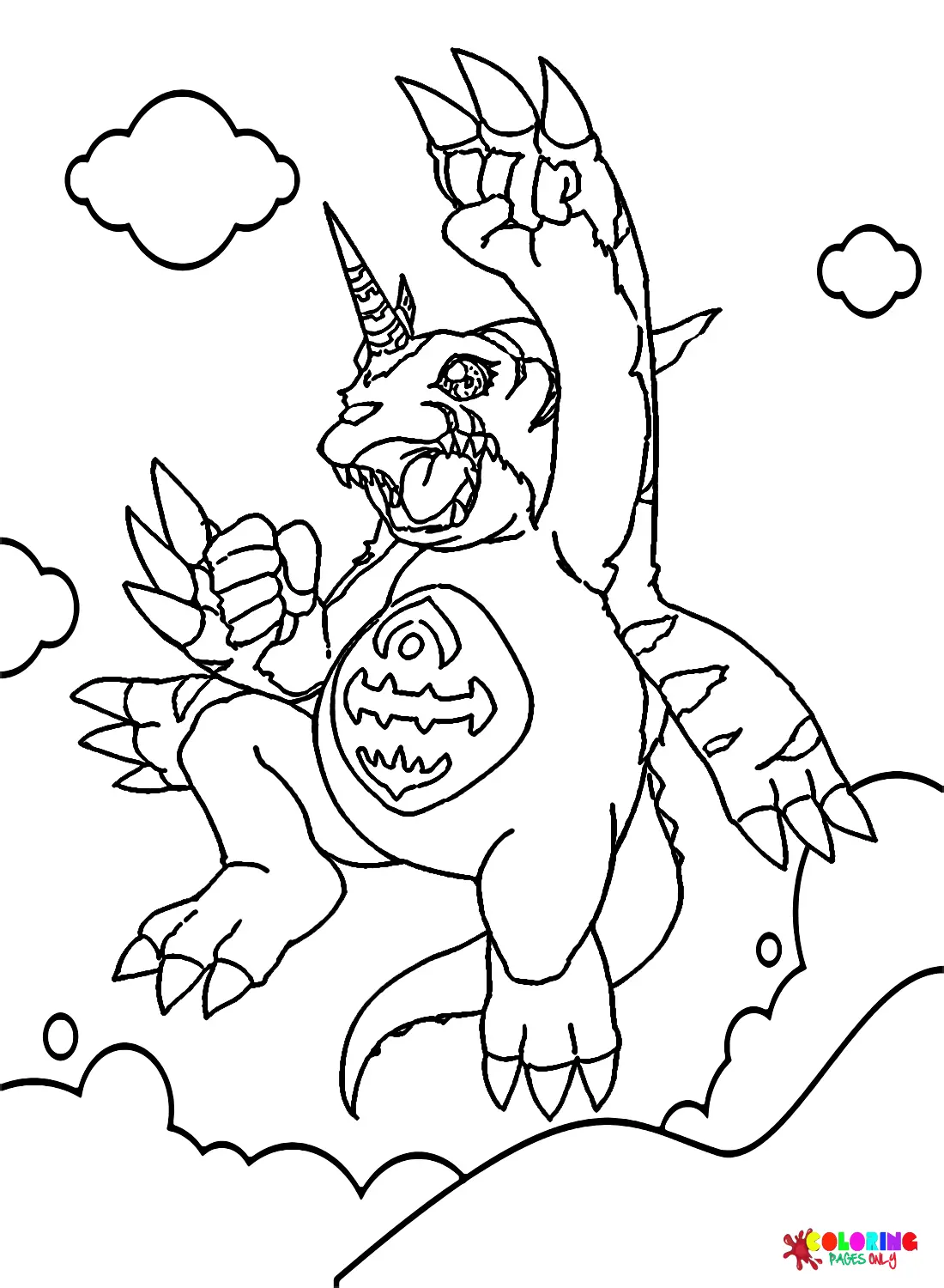 Gabumon Coloring Pages 2