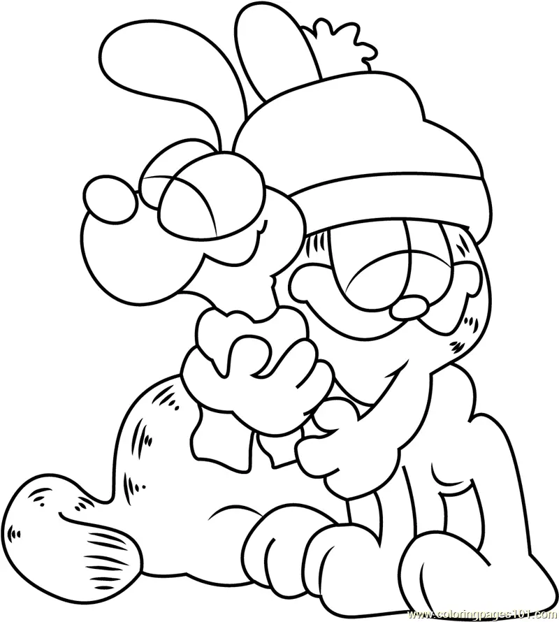 Garfield Coloring Pages 57
