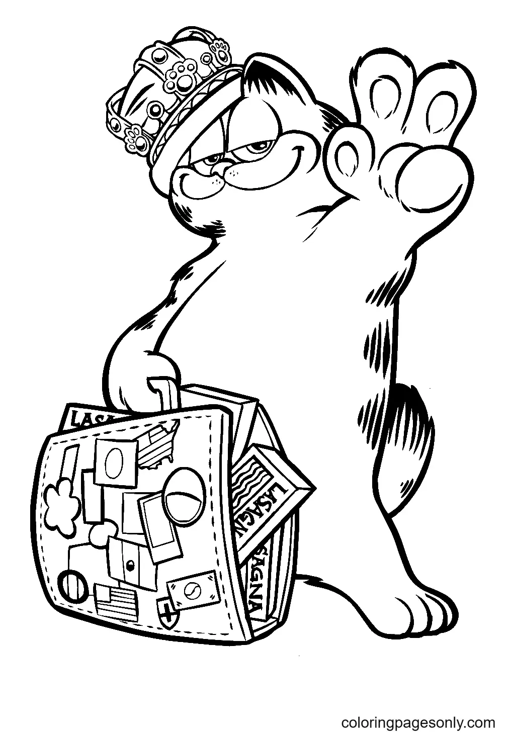 Garfield Coloring Pages 70