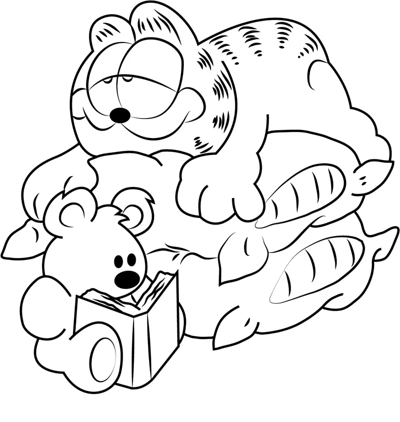 Garfield Coloring Pages 75