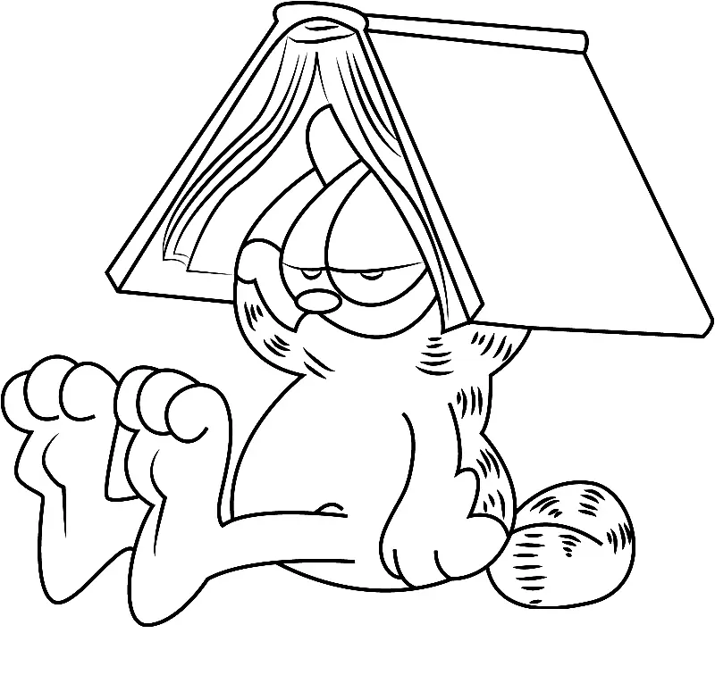 Garfield Coloring Pages 76