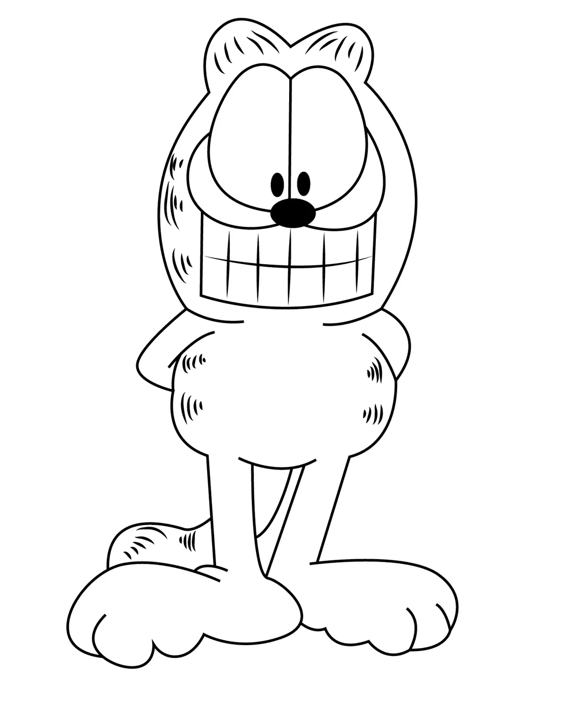 Garfield Coloring Pages 80