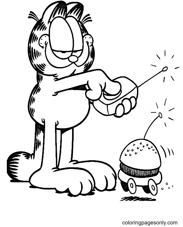 Garfield Coloring Pages 86