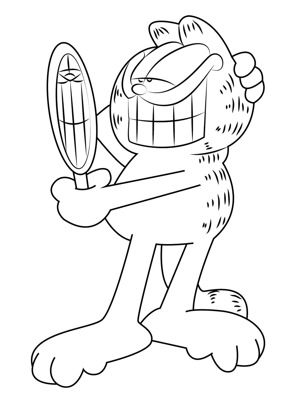 Garfield Coloring Pages 93