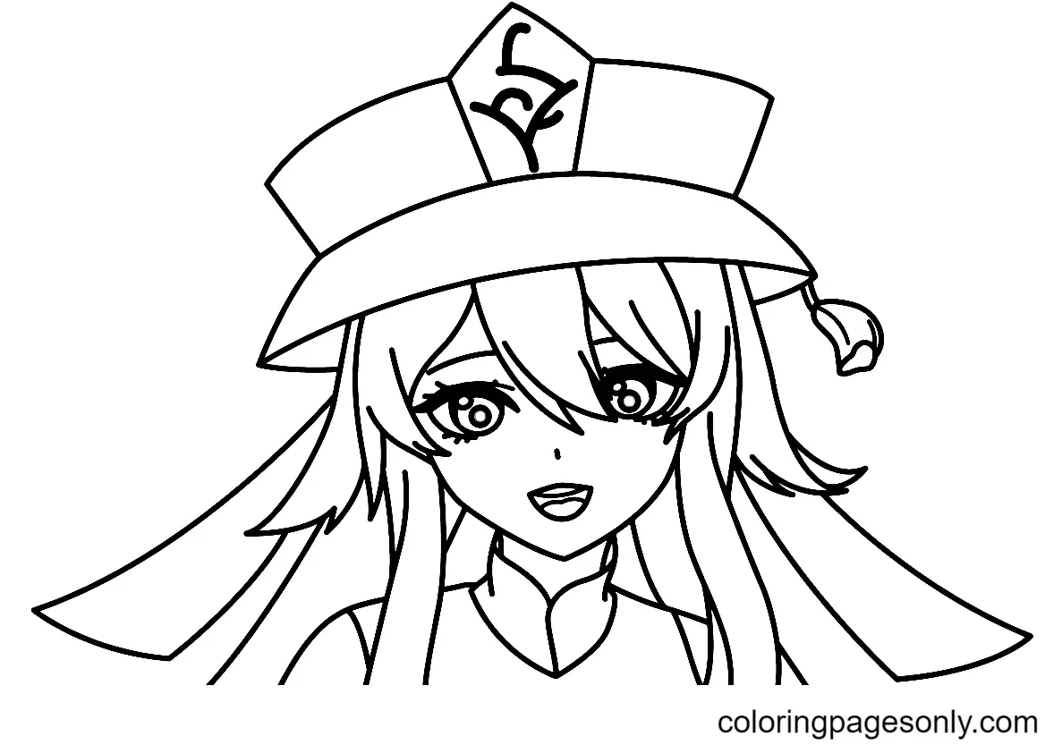 Genshin Impact Coloring Pages 16