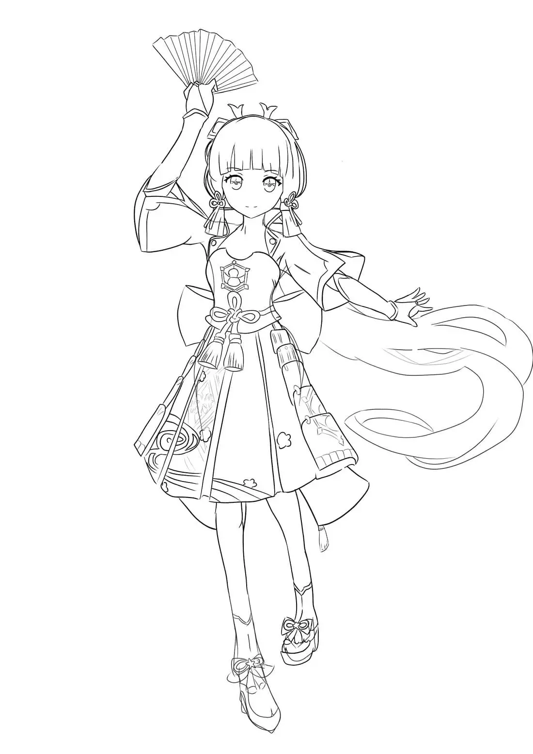 Genshin Impact Coloring Pages 19