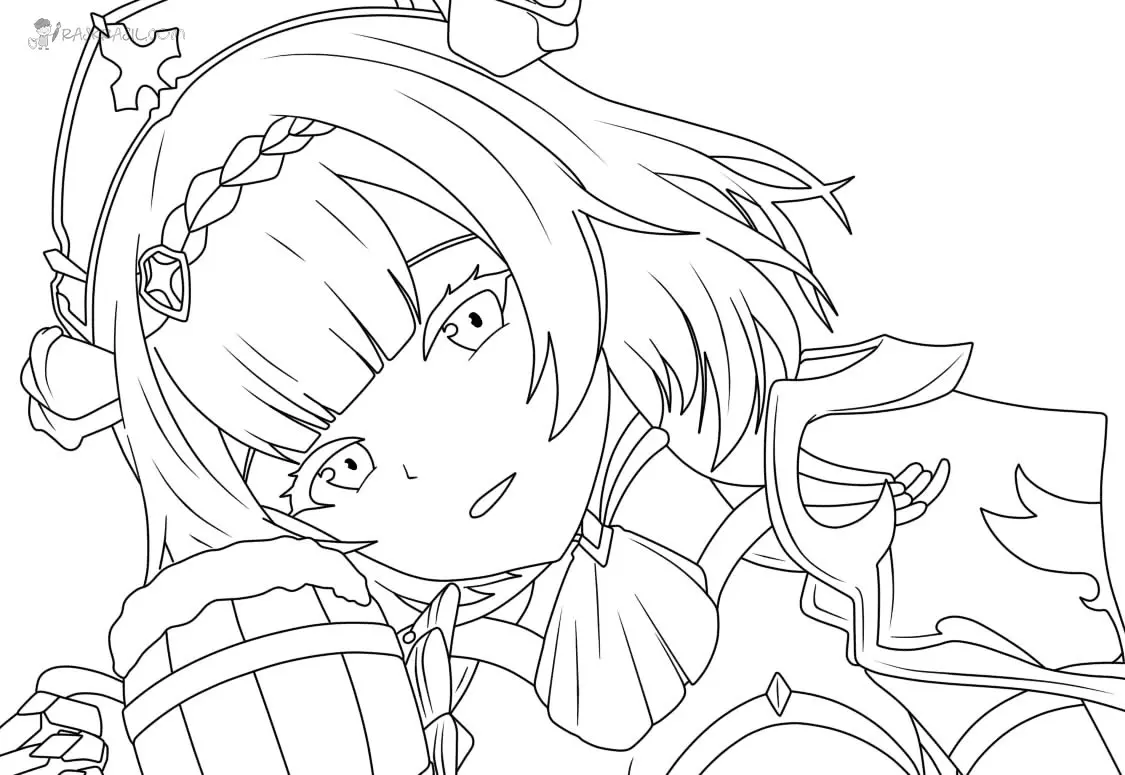 Genshin Impact Coloring Pages 22