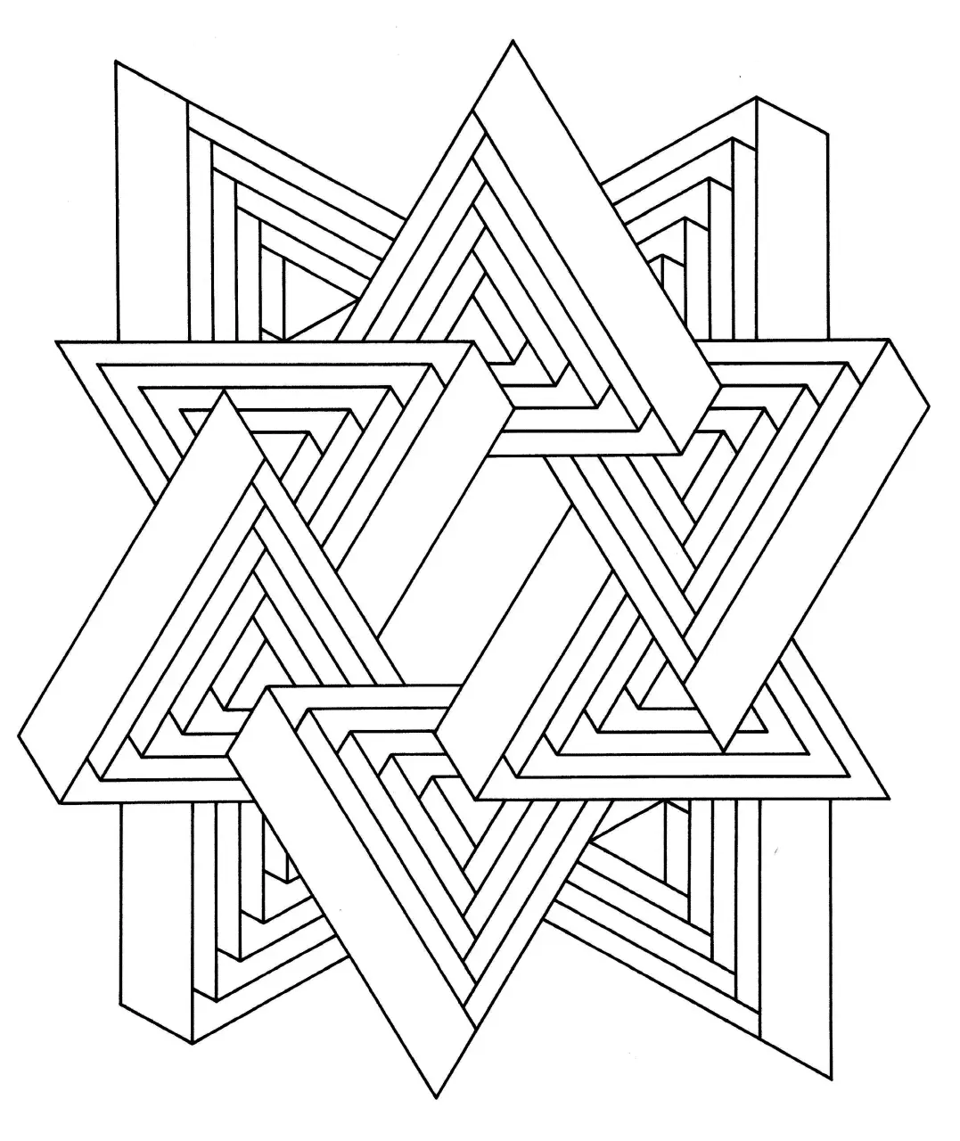 Geometric Coloring Pages 13