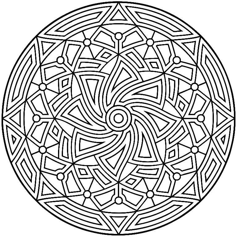 Geometric Coloring Pages 2