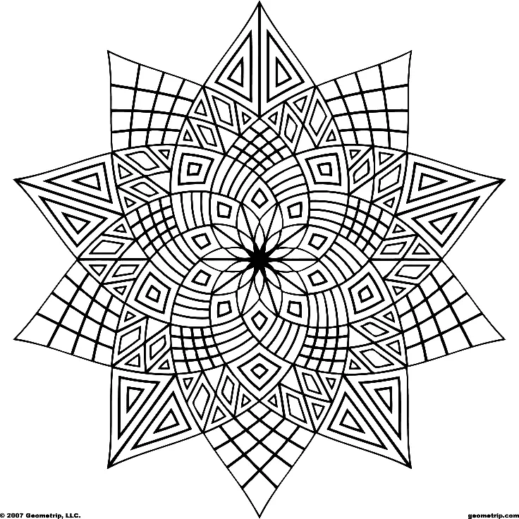 Geometric Coloring Pages 30