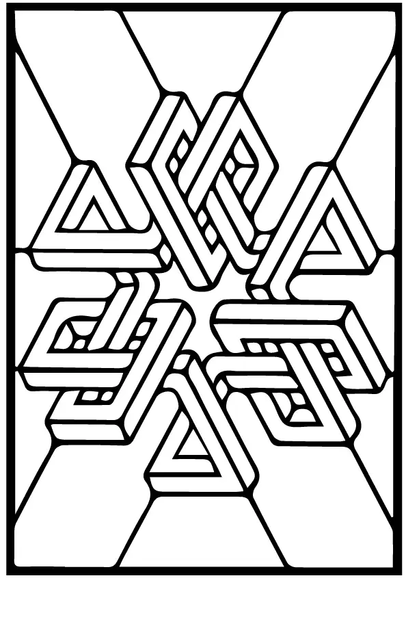 Geometric Coloring Pages 57