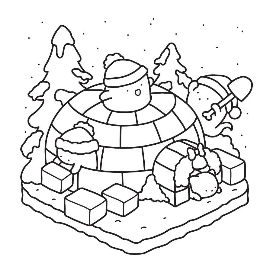 Gespenstisch susse Weihnachts Ausmalbilder 16