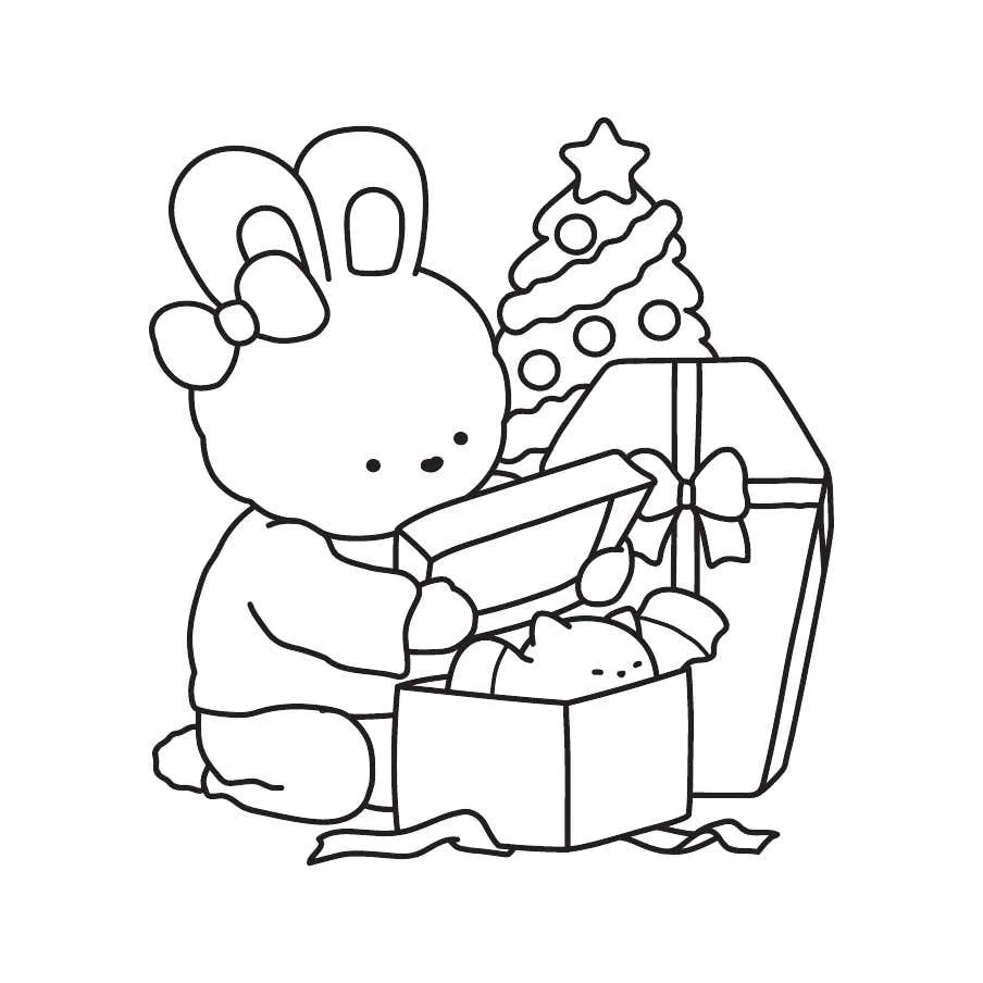 Gespenstisch susse Weihnachts Ausmalbilder 31