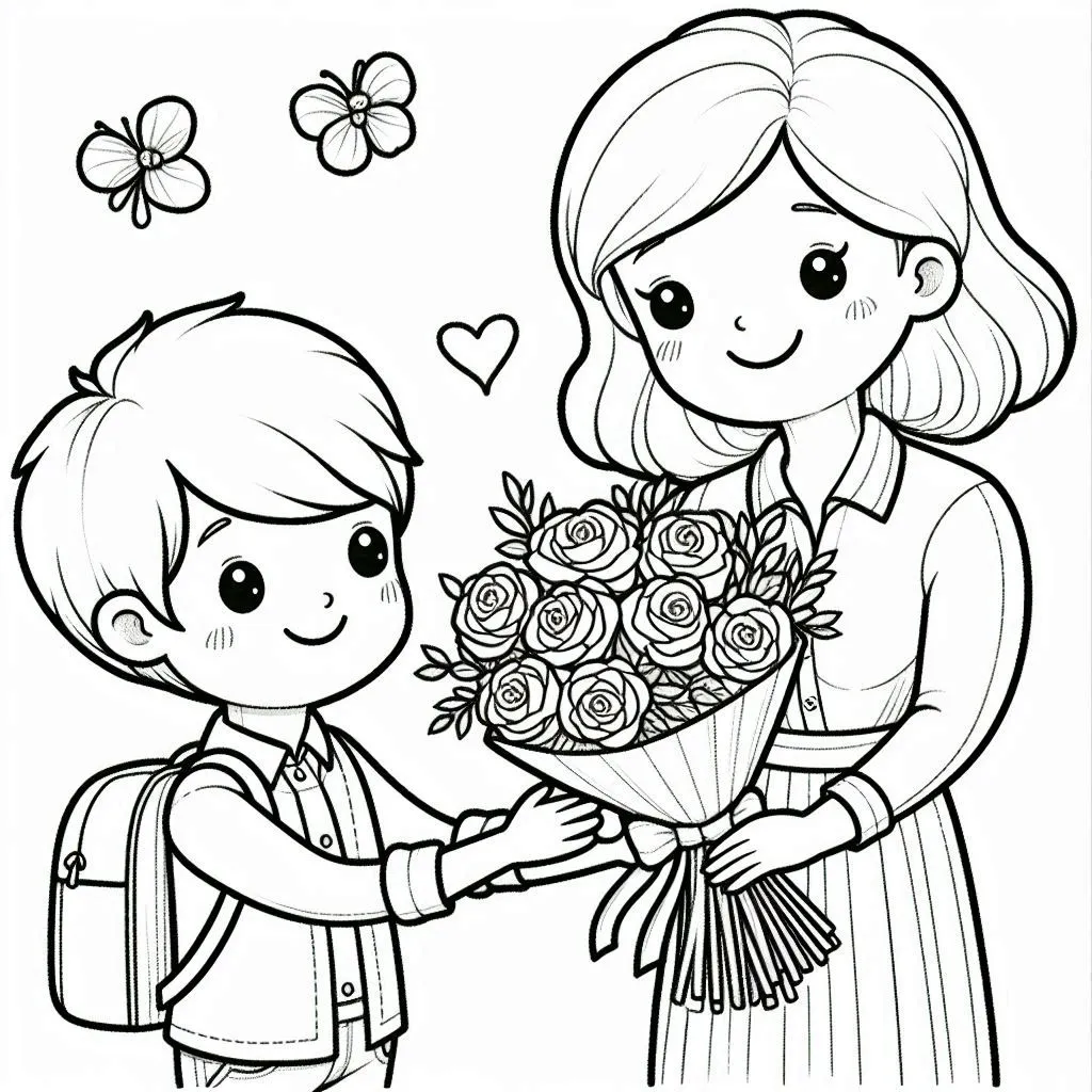 Gift coloring pages 22